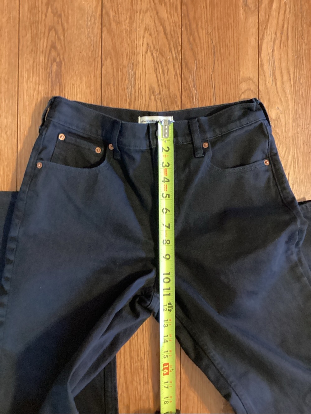 Abercrombie & Fitch black High Rise 90s Relaxed Jeans. Women’s size 27 long - Picture 8 of 14